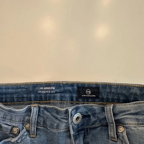 AG Kids denim Shorts with Red Accents - Picture 4 of 4